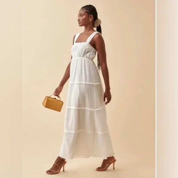 baltic born wrap dress Katelyn Velvet Maxi Wrap Dress - Cinnamon main image 0